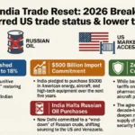 US-India Trade Framework Cuts Tariffs Amid Russian Oil Tensions