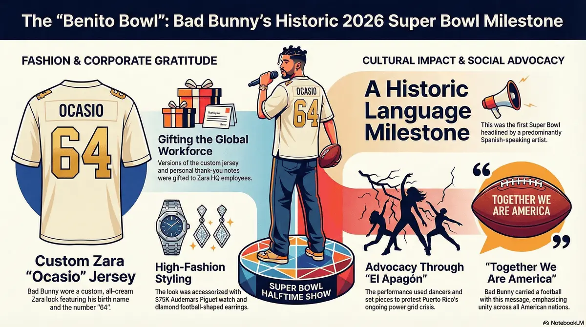 Bad Bunny’s Historic 2026 Halftime Show: 1st Spanish Headliner!